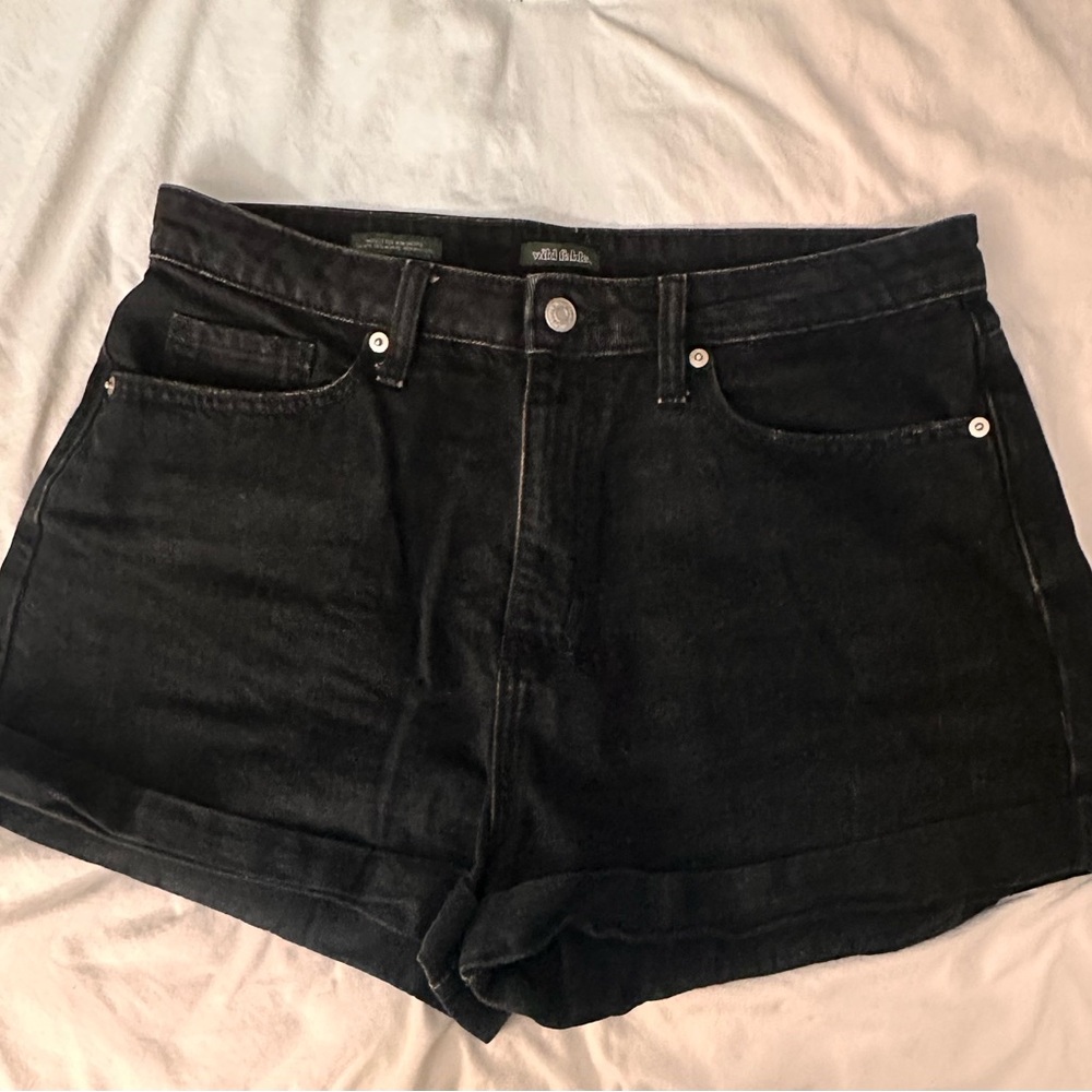 Wild Fable Black Jean Shorts